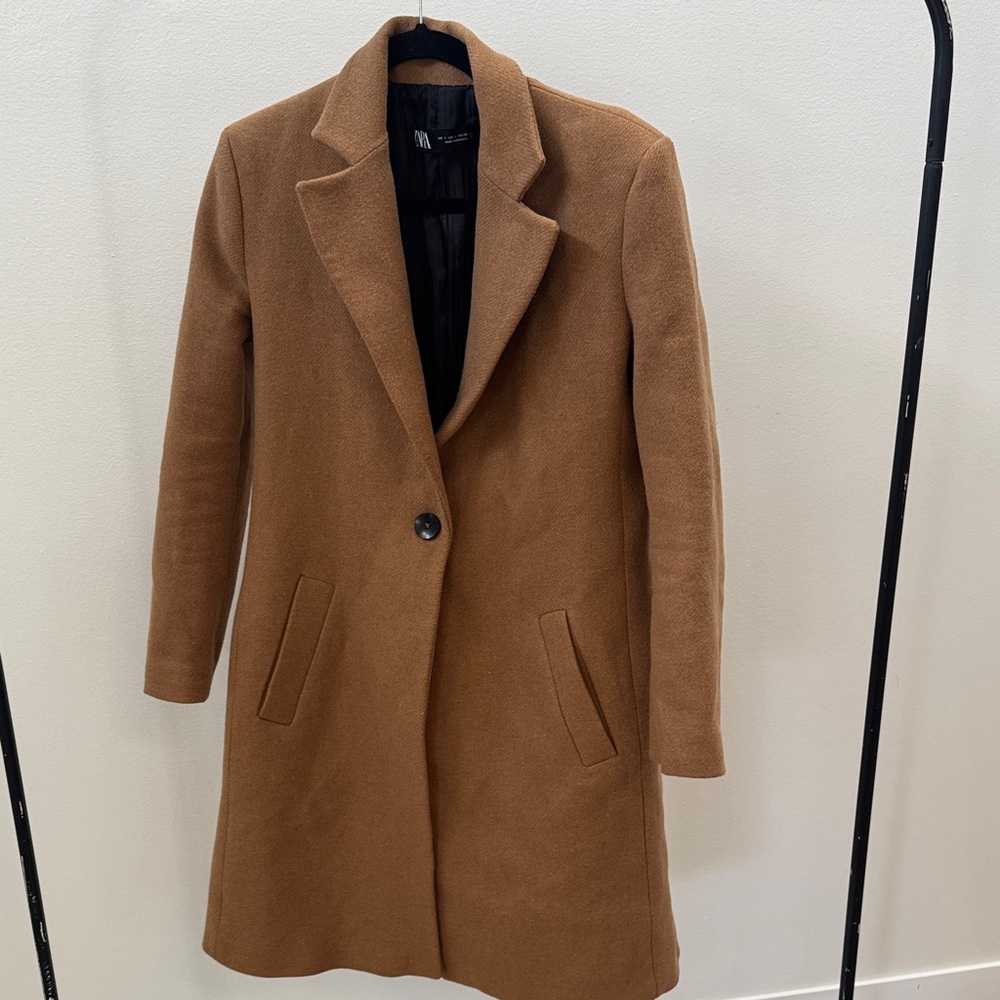 Zara wool blend coat M/L